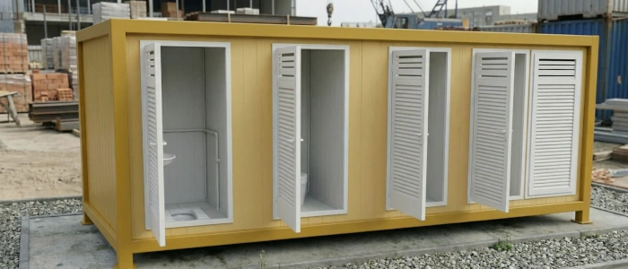 135x510 5'li Prefabrik Tuvalet