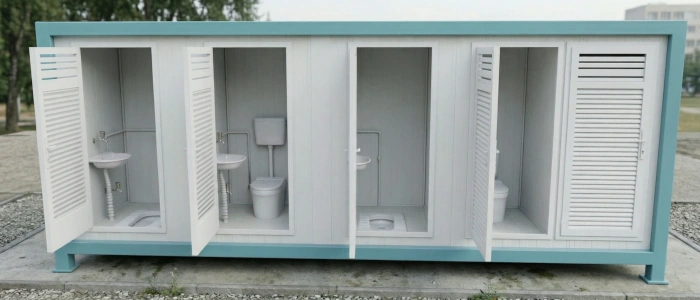 135x510 Prefabrik Tuvalet